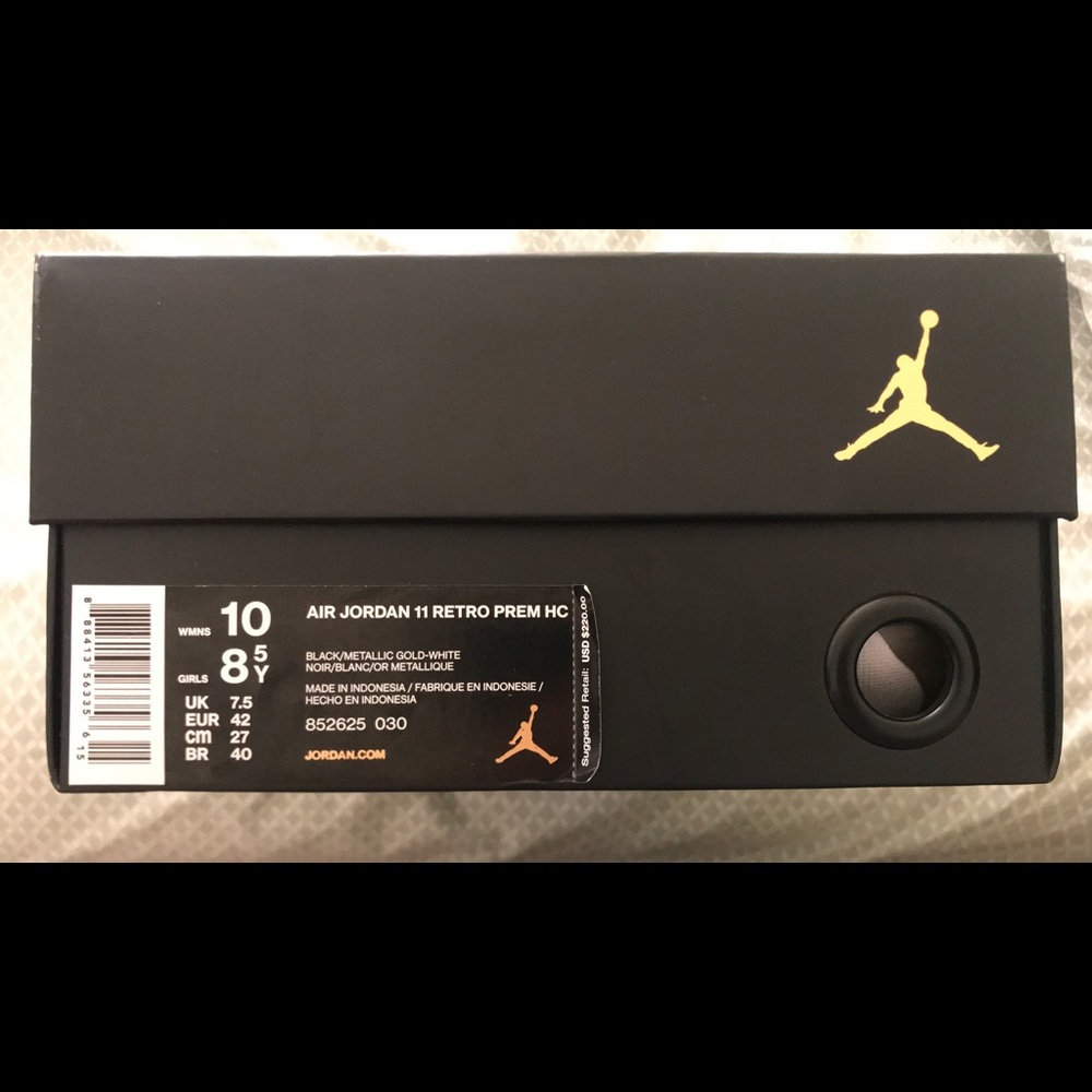 Jordan 11 Retro Prem HC Heiress black Stingray - Picture 10 of 12